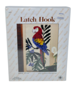 Caron WonderArt Latch Hook Rug Kit Wall Hanging Parrot 4111 SEALED - $529.02 MXN