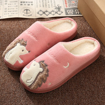 Winter House Women Slippers Cute Cat Bedroom Girls Warm Plush Shoes Non-slip Lad - £20.49 GBP
