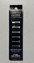 Dashing Diva Gloss *Navy Noir* Gel Nail Strips Ultra Shine 27ct - $10.88