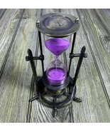 Vintage Nautical Sand Hourglass Compass Timer Beautiful Antique Gift For... - $51.43