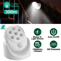 Motion Sensor Closet Light Battery Cabinet LED Lamp Security Step Night Lights - £22.79 GBP
