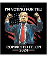 TRUMP Convict 45 "I'm Voting for a Convicted Felon" Sticker or Magnet Trump 2024 - £3.11 GBP - £25.07 GBP
