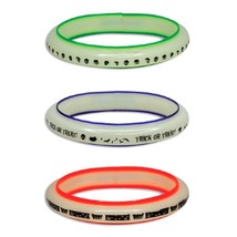 Glow Halloween Bracelet - 3 Pieces Total w/Random Color and Design - £3.09 GBP