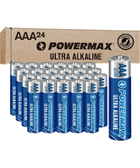 Powermax 24 Count Triple AAA Batteries, Ultra Long Lasting Alkaline Batt... - $196.86 MXN