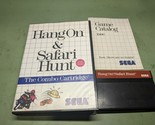 Hang-On and Safari Hunt Sega Master System Complete in Box - $8.49