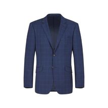 Men RENOIR suit Solid 2Button Business Formal Slim Fit 292-6 Window Pane Plaid image 2