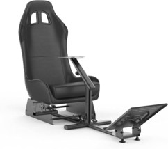 CR Driving Game Sim Racing Frame Rig &amp; Seat - Wheel Pedals Xbox PS PC Co... - $406.84