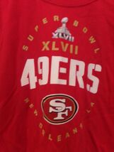 SAN FRANCISCO 49ers  Lic. NWT Red Women's" SUPER BOWL XLVII T-Shirt" (L,... - $6.68