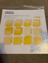 Creative Memories yellow Gradient Best Hits Designer Paper Pack 12-sheet... - $11.75