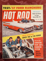 RARE HOT ROD Magazine July 1957 Chevy V-8 in 34 FORD 57 Ranchero Mercury... - £17.26 GBP