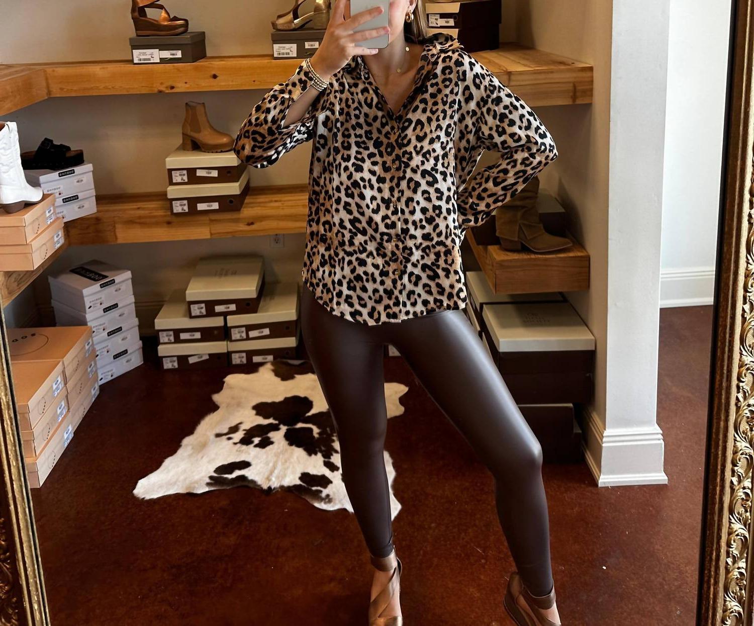 Zenana Faux Leather Leggings Size XL - $43.56