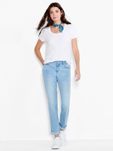 Nic + Zoe Mid Rise Girlfriend Jean Size 30 Color Bez Women Denim Cotton ... - £59.64 GBP