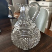 Antique Perfection Glass Co Separating Glass Cruet / Pitcher 1897 - $308.49 MXN