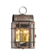 Irvins Country Tinware Carriage House Outdoor Wall Light in Solid Antique - £264.39 GBP
