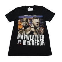 Mayweather Vs McGregor Shirt Mens S Black Short Sleeve Crew Neck Cotton ... - £14.63 GBP