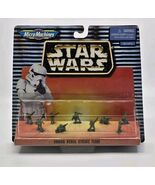 1997 Star Wars Micro Machines Endor Rebel Strike Team x 9 Galoob Brand New - $2,203.13 MXN
