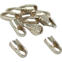 5 Pairs Sterling Silver Crimp End Caps 6mm - $7.74