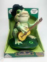 DAN-DEE &quot;The Gambler&quot; Musical Animated Frog &quot;Know When To Hold Them&quot; - £57.30 GBP