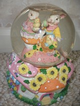 Musical Snow Globe Easter Theme (#0542)  - £25.53 GBP