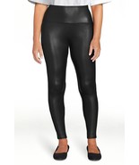 Time and Tru Women&#39;s Faux Leather Leggings Black - Size XXL (20) - £11.94 GBP