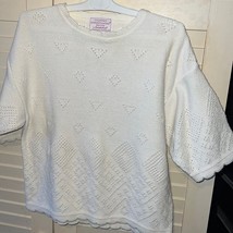 Country sophisticates petites by Pendleton short sleeve vintage sweater - $24.50