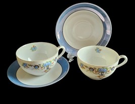 Chikaramachi Japan Hand Painted Bone China Lusterware Tea Cup and Saucer... - $38.79