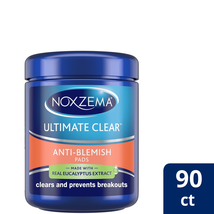 Noxzema Ultimate Clear Anti-Blemish Face Pads with Eucalyptus 90 PADS - £6.62 GBP