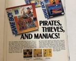 1991 Hook Game Boy NES Nintendo Vintage Print Ad pa20 - £10.23 GBP