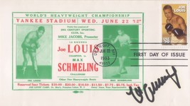 Max Schmeling Joe Louis Boxer Official Rare Hand Signed First Day Cover - £39.32 GBP