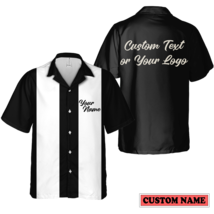 Personalize Custom Name Vintage Bowling USA, Bowling Team Aloha Hawaiian Shirt - £8.24 GBP+