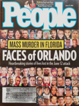 PEOPLE Magazine Jun 2016: Mass Murder in Florida stories, Royal Family P... - £5.53 GBP