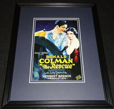 The Rescue Framed 11x14 Poster Display Official Repro Ronald Colman - £27.24 GBP