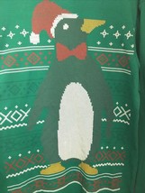Christmas Penguin Thermal Shirt Dec 25 Large Ugly Sweater - £9.04 GBP