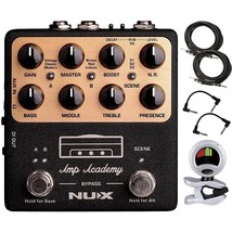 Nux Ngs-6 Amp Academy Amp Modeler Guitar Pedal - Bundle With 2 Instrumen... - $327.99