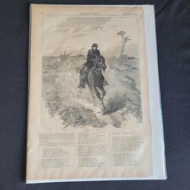 1882 Harper&#39;s Weekly Drill In The Bayonet Exercise At The Ninth Regiment... - £19.46 GBP
