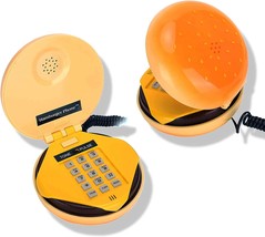 Hamburger Phone, Cheeseburger Burger Hamburger Phone Cute Telephones Lan... - £25.79 GBP