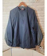 NEW Men XL 2-in-1 Rawlings 1/4 Zip Long Sleeve Jacket Vest Navy Blue Gray - €20,27 EUR