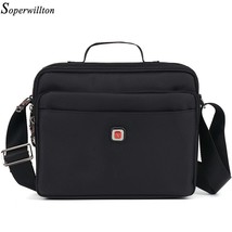 Soperwillton Men&#39;s Bag Male Shoulder Bag OxMessenger Horizontal Bag Crossbody Ma - £39.07 GBP