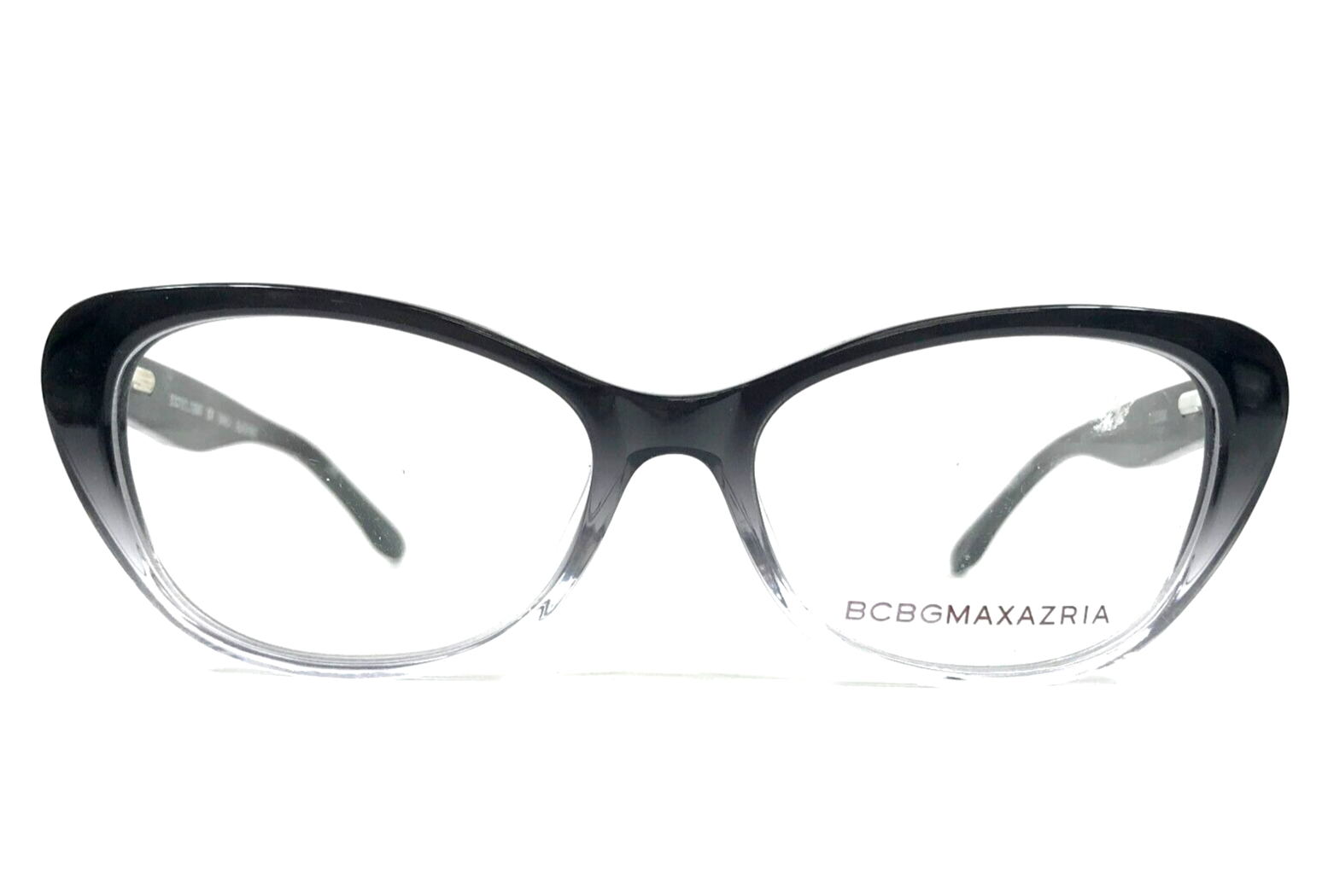 BCBGMAXAZRIA Brille Rahmen DANICA BLACK FADE Cat Eye Kompletter Rand 50-... - $64.34