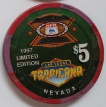 Tropicana Las Vegas NFR 1997 Limited Edition $5 Casino Chip  - £15.65 GBP