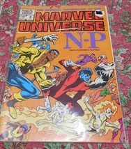 Marvel Universe N-P Vol 1 #8 Aug 1983 Comic Book "Namorita to Pyro" RARE Vintage - $18.95