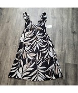 Time and Tru Women&#39;s 100% Cotton Midi Dress with Flutter Sleeves Size Me... - €15,24 EUR