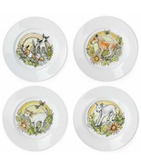 7.5&quot; Dessert Plates (Set Of 4) | Barnyard Baby Animals - £34.29 GBP