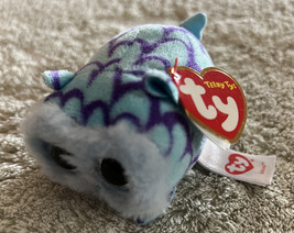 NEW TY Beanie Boos Teeny Tys 4" MIMI the Blue Owl Stackable Stuffed Plush Toy - $7.35