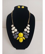 Charming Charlie Necklace And Earrings Set 12&quot; To 16&quot; Extended Chain - $302.90 MXN