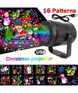 Snowflake Christmas Laser Projector – 16 Patterns LED Decoration - $289.34 MXN