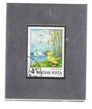 Tchotchke Framed Stamp Art - Collectible Postage Stamp - The Ugly Duckli... - $9.99