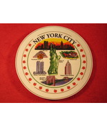 8&quot; Porcelain Collector Plate NEW YORK CITY Empire State WORLD TRADE CENT... - £10.83 GBP