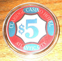 (1) $5. Claridge Casino Chip - Atlantic City, New Jersey - 1981 - £14.22 GBP