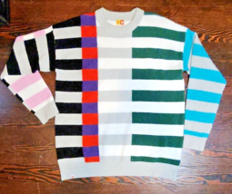 Lego X Target Collection Unisex Mens Womens Multi Color Block Stripe Sweater XT - £30.40 GBP